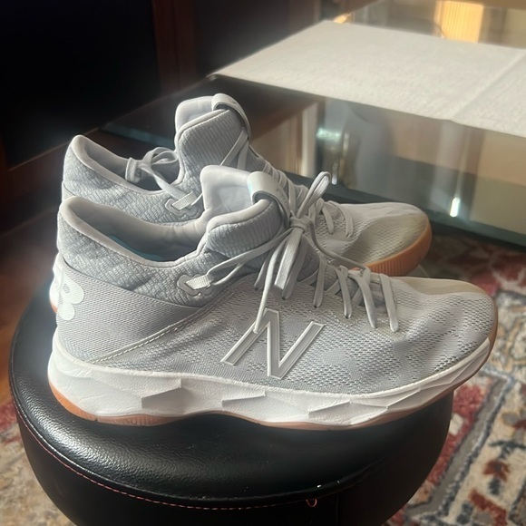 New Balance Freeze V2 Mens Size 8 Lacrosse Shoes White Gum FREEZBW2 EUC! main image 7